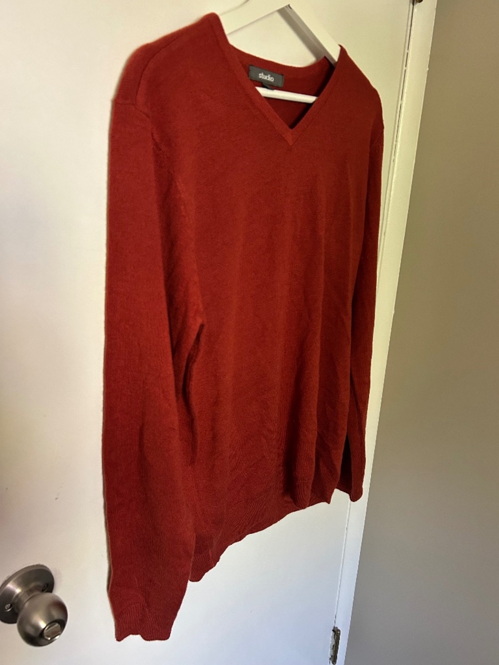 Studio - UK M - Brick Red Knit Sweater